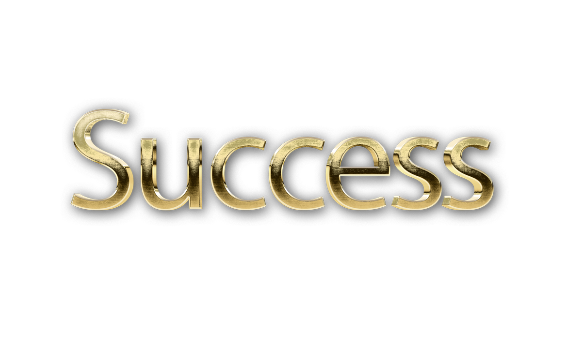 Success word Success PNG image with transparent background